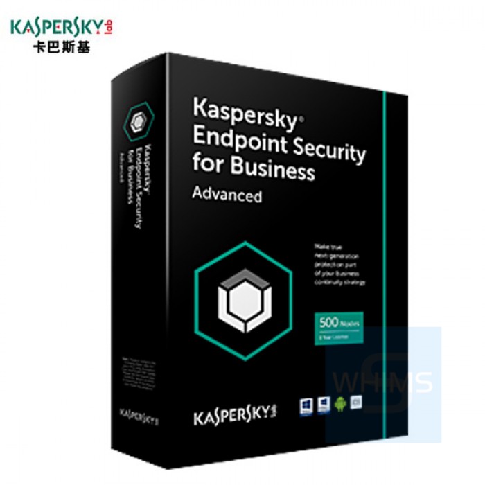 Kaspersky Endpoint Security for Business - 標準防護版 10 to 150 用戶 1年授權證