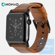 Nomad - 美國 Horween 真皮時尚棕色42MM 錶帶