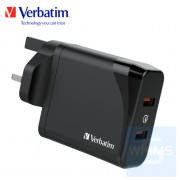 Verbatim - Dual Ports 36W QC3.0充電器