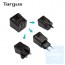 Targus - APA721 15.5W雙頭USB充電器micro雙USB電源充電器，帶可折疊和可更換插頭