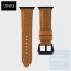 UNIQ - Kronoz 真皮 42mm 黑/棕/綠色錶帶