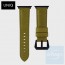 UNIQ - Kronoz 真皮 42mm 黑/棕/綠色錶帶