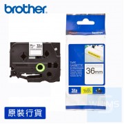 Brother - 36mm 已過膠標籤帶 (覆膜/護貝)系列