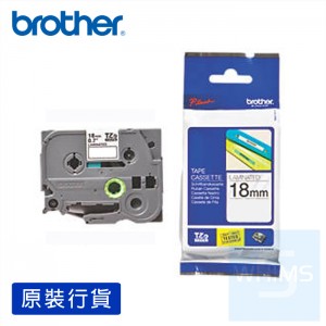 Brother - 18mm 已過膠標籤帶 (覆膜/護貝)系列