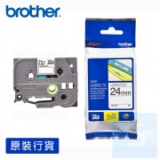 Brother - 24mm 已過膠標籤帶 (覆膜/護貝)系列