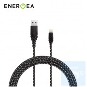 Energea - DuraGlitz 快速充電Lightning線 3米 (黑色)