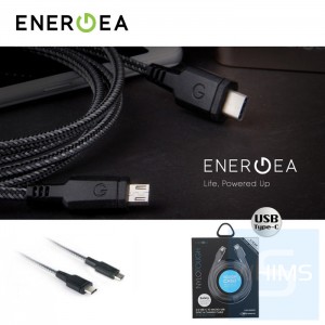 Energea - NyloTough數據線 USB-C轉Micro 1.5米 （酷黑）