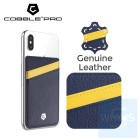Cobble Pro - 真皮卡片套(海軍藍/黃色) Cobble Pro - 真皮卡片套(海軍藍/黃色)