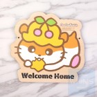 Sanrio - CoroCoroKuririn CK鼠 自訂文字木製門牌（CK81s）