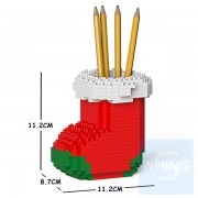 Jekca - 聖誕襪筆筒 01S-M02