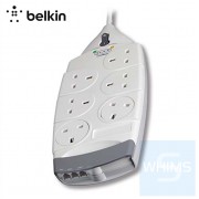 Belkin - 6 位插座 SurgeMaster® 連電話保護 Superior 系列拖板