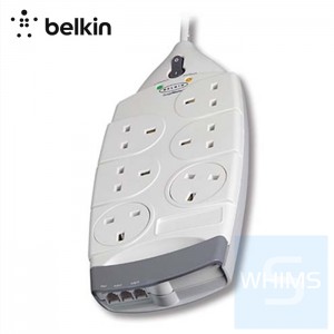 Belkin - 6 位插座 SurgeMaster® 連電話保護 Superior 系列拖板