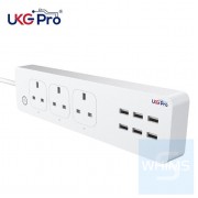 UKGPro - UKG智能USB拖板 3AC+ 6USB （型號: U-C336）