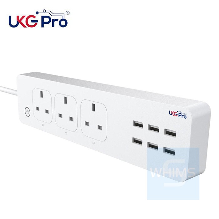 UKGPro - UKG智能USB拖板 3AC+ 6USB (型號: U-C336)