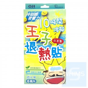 OJI - 王子退熱貼6片裝 ( 成人 ) 