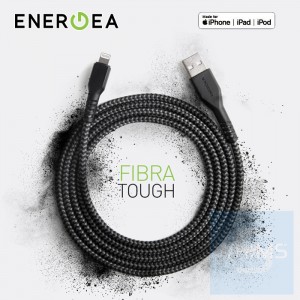 Energea - FibraTough USB-C to Lightning 快速充電線 3米