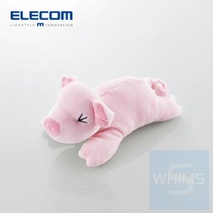 Elecom - MOCHIMAL 動物腕托x清潔墊之豬仔