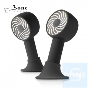 Bone - 簡約黑 頸掛桌立兩用風扇 Lanyard Fan
