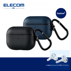 Elecom - AirPods Pro Case 人造皮革帶登山扣