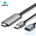 Ugreen - 手機連接電視-影音同歩傳輸線1080P高清 iPhone6以上/ipad/安卓(支援部份型號)