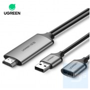 Ugreen - 手機連接電視-影音同歩傳輸線1080P高清 iPhone6以上/ipad/安卓(支援部份型號)