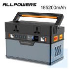 AllPower - 便攜式多功能戶外應急電源 185200mAh AC便攜式充電器 500W AllPower - 便攜式多功能戶外應急電源 185200mAh AC便攜式充電器 500W