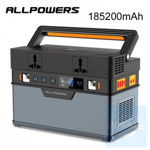 AllPower - 便攜式多功能戶外應急電源 185200mAh AC便攜式充電器 500W