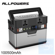 AllPower - 便攜式多功能戶外應急電源 100500mAh AC便攜式充電器 300W