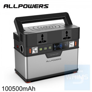 AllPower - 便攜式多功能戶外應急電源 100500mAh AC便攜式充電器 300W