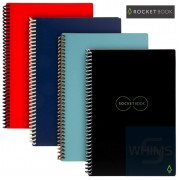 Rocketbook - Core | Lined | Letter A4 8.5 x 11 inch | 32 pages | Pilot FriXon Pen x 1 | Microfiber Towel x 1