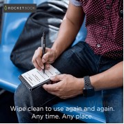 Rocketbook - Mini | Dot-Grid  | 3.5 x 5.5 inch |  48 pages | Pilot FriXon Pen x 1 | Microfiber Towel x 1