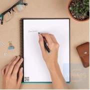Rocketbook - Fusion | 7 Styles | Letter A4 8.5 x 11 inch | 42 pages | Pilot FriXon Pen x 1 | Microfiber Towel x 1