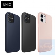 UNIQ - Hybrid Antimicrobial Lino Hue iPhone 12 mini 5.4" 保護殼 ( 3色 ) Liquid Silicone