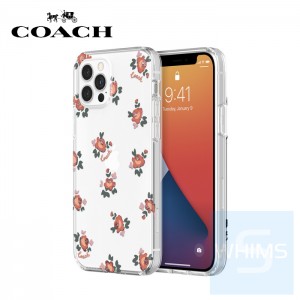 Coach - 花香 iPhone 12 Pro Max - 6.7" 透明保護套