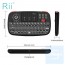 Rii - i4-RT726 Mini 無線+藍芽鍵盤鼠標觸控板 3 in 1 組合