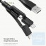 Energea - NyloFlex 3-in-1 Lightning + USB-C + Micro-USB 線 1.5米