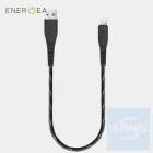 Energea - NyloFlex Lightning to USB-A 線 30厘米 Energea - NyloFlex Lightning to USB-A 線 30厘米
