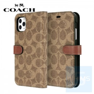 Coach - Signature C Khaki iPhone 13 Pro Max 6.7" 手機套