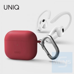 UNIQ - NEXO 液態矽膠 AirPods（第 3 代）保護套，帶運動耳掛