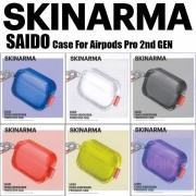 Skinarma - Saido AirPods Pro 第1/2代 螢光透明防摔保護殼（附掛鉤）
