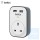 Belkin - SurgeCube 1 Outlet Surge Protector with 2 x 2.4A Shared USB 充電
