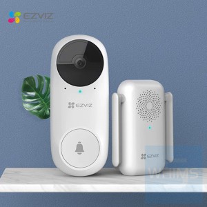 Ezviz - DB2C Wireless Video Doorbell with Chime 螢石智能可視門鈴套裝