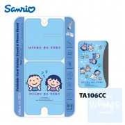 Sanrio - Minna No Tabo (大口仔) 磁力卡片套+手機支架 (TA106CC)