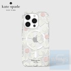 Kate Spade New York - 防護硬殼 for iPhone 15 Pro / Pro Max (6.1"/6.7") MagSafe支援 *Hollyhock Cream Kate Spade New York - 防護硬殼 for iPhone 15 Pro / Pro Max (6.1"/6.7") MagSafe支援 *Hollyhock Cream