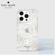 Kate Spade New York - 防護硬殼 for iPhone 15 Pro / Pro Max (6.1"/6.7") MagSafe支援 *Hollyhock Cream