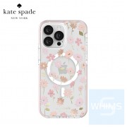 Kate Spade New York - 防護硬殼 for iPhone 15 Pro / Pro Max (6.1"/6.7") MagSafe支援 *Flower Pot/Blush