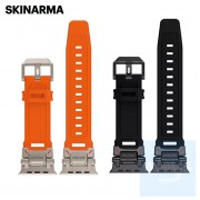 Skinarma - Apple Watch 44/45/49mm 共用款 Titon Ultra 不鏽鋼錶帶/ 橙色