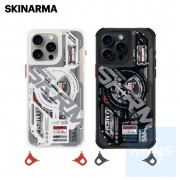 Skinarma - EKHO 磁吸防摔手機殼 附掛繩環 iPhone 16 Pro / Pro Max ( Black / Clear ) *10月初到貨*