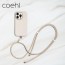 Uniq - Coehl Creme 質感可磁吸棉繩掛繩兩用手機殼 iPhone 15 Pro / Pro Max